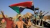 Rally marking the anniversary of the April uprising, in Khartoum