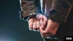 handcuffed