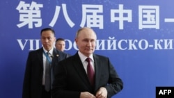Президент Росії Путін на російсько-китайському торговельному експо, Харбін, 17 травня, 2024. 