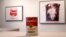 Andy Warhol's "Campbell's Chicken with Rice Soup," tin soup can filled with concrete, has a pre-auction estimate of $50,000-$70,000, on display at Christie's, New York City, Feb. 22, 2013.