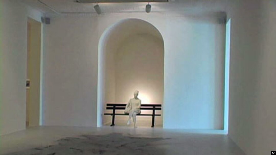 One of the pieces in the exhibit called 'September 11' at the Museum of Modern Art's Queens outpost, PS1, in New York, September 2011.