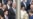 波音公司董事长兼首席执行官奥特伯格(二排左一)和其他美国大企业负责人在北京人民大会堂东门外广场参加中国领导人为美国总统特朗普进行的欢迎仪式。(2026年5月14日)