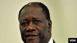 Alassane Ouattara, presiden terpilih yang diakui masyarakat internasional sebagai Presiden Pantai Gading.