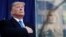 Президент США Дональд Трамп с супругой Меланией на параде по случаю Дня ветеранов в Нью-Йорке