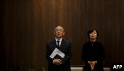 북한에 31개월간 억류됐다가 풀려난 한국계 캐나다인 임현수 목사와 부인 임금영 씨.