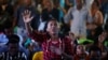 A man attends a prayer session at Biftu Bole Lutheran Church during a prayer and candle ceremony for protesters who died in the town of Bishoftu two weeks ago during Irreecha, the thanksgiving festival of the Oromo people, in Addis Ababa, Ethiopia, October 16, 2016. 