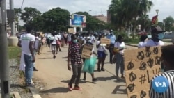 Manifestação "Luanda Lixada" na capital de Angola