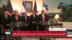 نسخه کامل سخنرانی پرزیدنت ترامپ در به رسمیت شناختن حاکمیت اسرائیل بر جولان