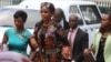 UMarry Mubaiwa ungena enkantolo yeHarare Magistrate Court, Zimbabwe, Dec. 16, 2019. (Columbus Mavhunga/VOA)