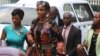 UMarry Mubaiwa ubesemthethwandaba weHigh Court ngoLwesibili eHarare. (Columbus Mavhunga/VOA)