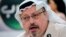 FILE - Saudi journalist Jamal Khashoggi speaks during a press conference in Manama, Bahrain, Feb. 1, 2015. A pro-government Turkish newspaper Wednesday published a gruesome recounting of the alleged slaying of Khashoggi at the Saudi Consulate in Istanbul