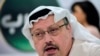 FILE - Saudi journalist Jamal Khashoggi speaks during a press conference in Manama, Bahrain, Feb. 1, 2015. A pro-government Turkish newspaper Wednesday published a gruesome recounting of the alleged slaying of Khashoggi at the Saudi Consulate in Istanbul