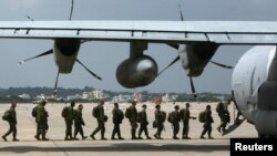 Pangkalan Udara Korps Marinir AS di Futenma, Okinawa, Jepang (foto: dok).