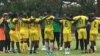 Zimbabwe Warriors at a training session in Harare.