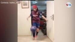 El video de una niña hispana dominando un balón de fútbol se hace viral