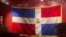 Drapeau de la République dominicaine.