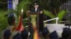 En esta foto de archivo tomada el 21 de febrero de 2020, el presidente de Nicaragua, Daniel Ortega, habla durante una ceremonia del Ejército de Nicaragua.
