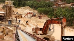 FILE - A general view shows a mineral processing plant in Gatumba, western Rwanda. Taken Nov. 25, 2009.