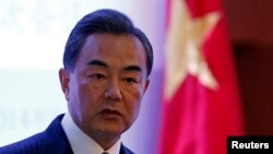 FILE - Chinese Foreign Minister Wang Yi.