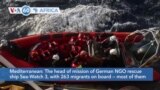 VOA60 Africa- German NGO rescue ship Sea-Watch 3 said they are urgently seeking a port of safety for migrant boat