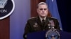 FILE - Joint Chiefs of Staff Chairman General Mark Milley holds a news briefing at Pentagon in Arlington, Virginia, Aug. 18, 2021. 