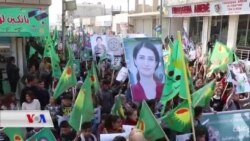 Jin li Kobanê Meşiyan Û Şîdet Şermezar Kir
