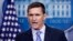 FILE - National Security Adviser Michael Flynn speaks during the daily news briefing at the White House, in Washington, Feb. 1, 2017.