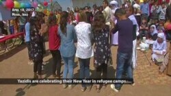 Yazidis Displaced by IS Celebrate New Year in Refugee Camps