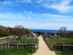 Plimouth Plantation, a replica of the original 17th Century Pilgrim settlement at Plymouth Colony, Massachusetts.