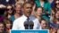 President Barack Obama speaks at a campaign rally in Golden, Colorado, Sept. 13, 2012. 