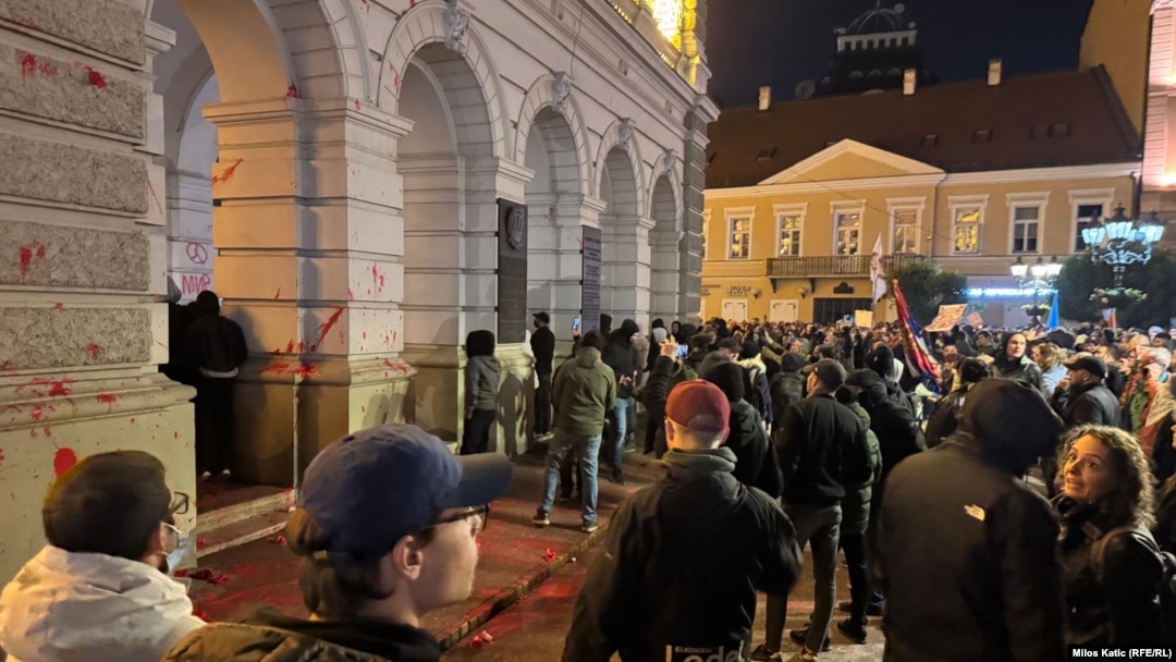 Incidenti na protestu u Novom Sadu
