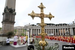 Palm Sunday Mass in Saint Peter's Square at the Vatican