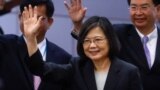 Tổng thống Đài Loan Thái Anh Văn lên đường đến New York, ngày 29/3/2023.