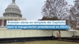 Avanzan trabajos en el Capitolio para la inauguración presidencial en EEUU