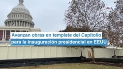 Avanzan trabajos en el Capitolio para la inauguración presidencial en EEUU