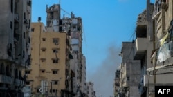 ความเสียหายในกาซ่า ซิตี้ ที่เกิดจากการโจมตีโดยอิสราเอล วันที่ 25 มีนาคม 2024 (ที่มา: AFP)