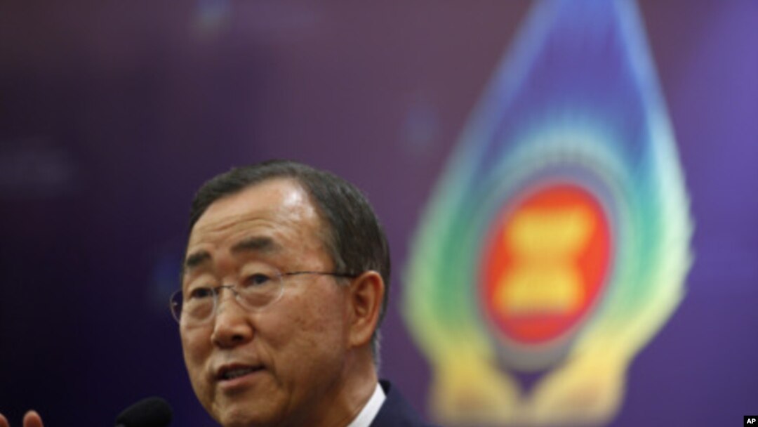 United Nations Secretary General Ban Ki-moon talks at a news conference during Summit (file photo)