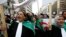 Algerian lawyers rally, March 23, 2019, to demand the departure of ailing 82-year-old Algerian President Abdelaziz Bouteflika at the end of his term scheduled for April 28, 2019. 