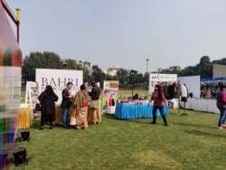 The Indian capital hosted its first queer literature festival nearly a year and a half after a law banning homosexuality was scrapped in the country. (Anjana Pasricha/VOA)