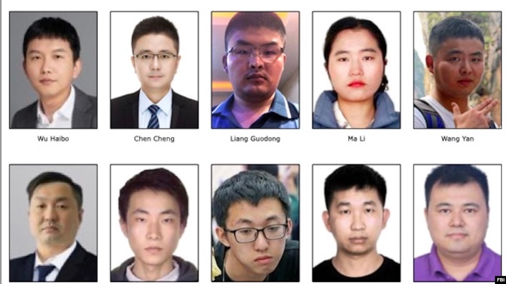 The U.S. Justice Department announced the indictment of a group of Chinese nationals in connection with a global hacking scheme.