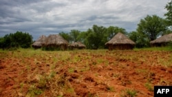 FILE - A field is seen in a village near Lubango, Angola, Feb. 16, 2020. Huila province was hit by drought last year, and the country's water shortage has continued in 2021. A World Food Program spokesman put crop losses at up to 40 percent.