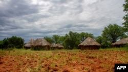 FILE - A field is seen in a village near Lubango, Angola, Feb. 16, 2020. Huila province was hit by drought last year, and the country's water shortage has continued in 2021. A World Food Program spokesman put crop losses at up to 40%.