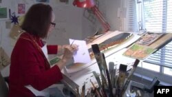 Suzan Stokdejl u svom studiju u Vašingtonu