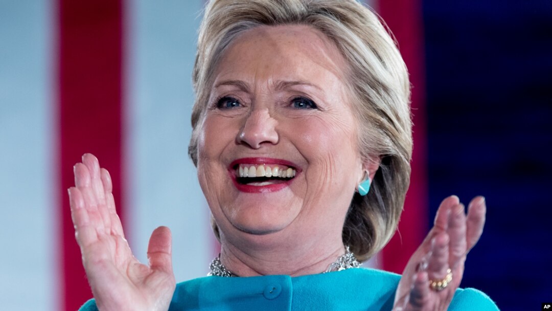 Hillary Clinton dake takarar zama shugabar Amurka a karkashin jam'iyyar Democrat