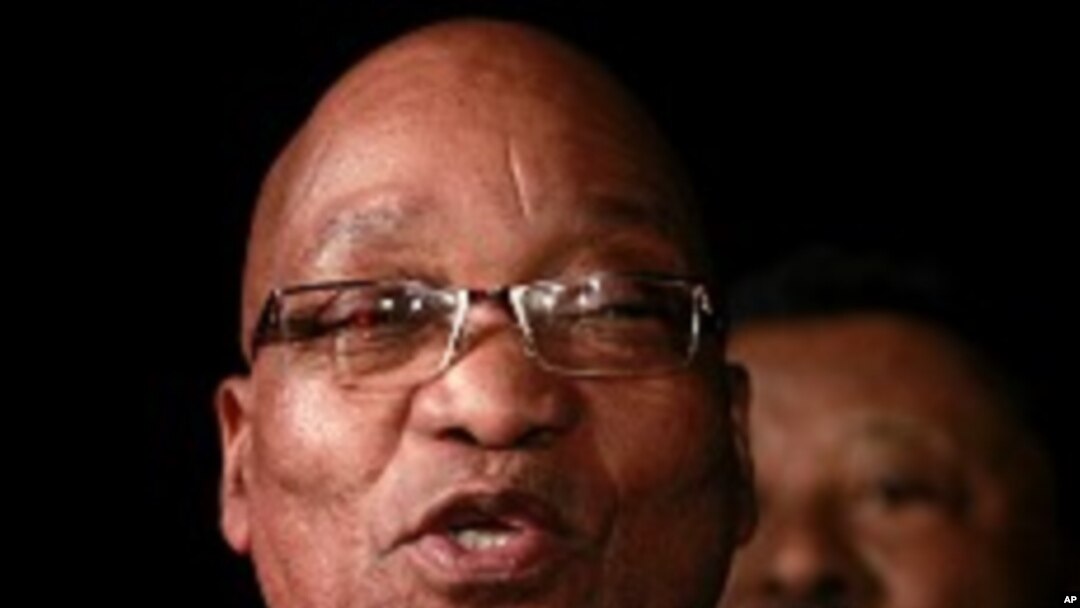 Presidente Jacob Zuma da África do Sul