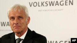 Le nouveau patron de Volkswagen Matthias Mueller, Allemagne, en septembre 2015. Source : AP