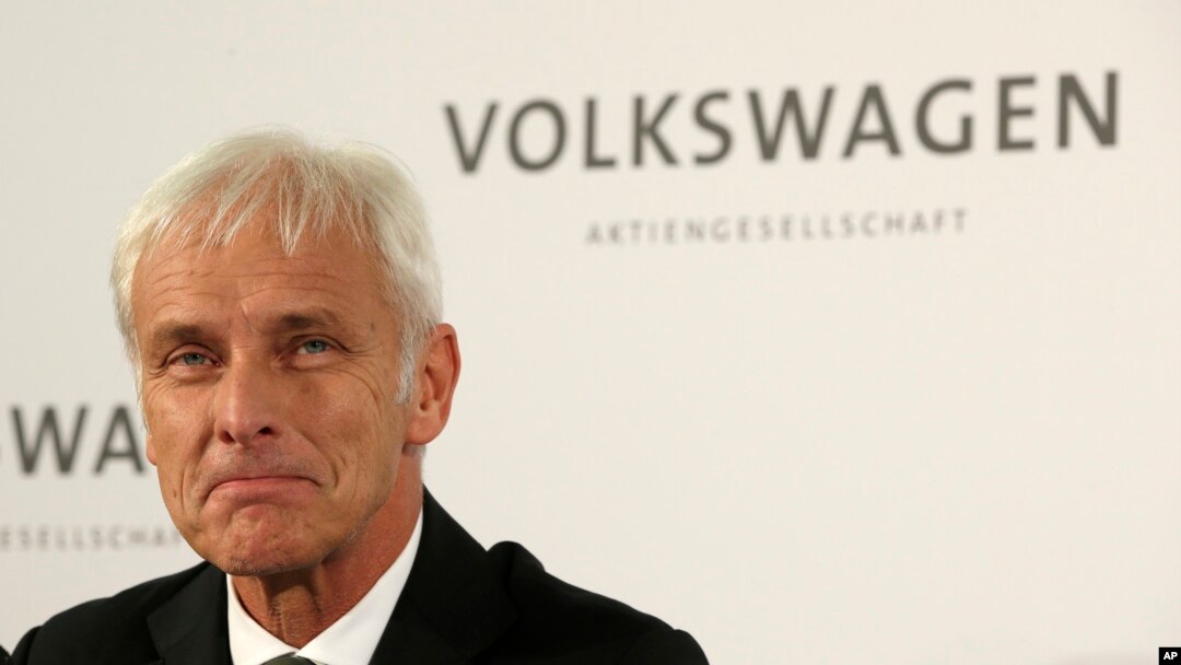 Giám đốc điều hành mới được bổ nhiệm của Volkswagen Matthias Mueller.