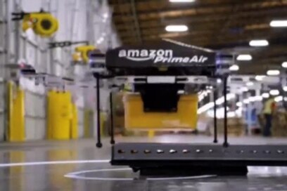 Amazon prueba mini-drones para entregar paquetes
