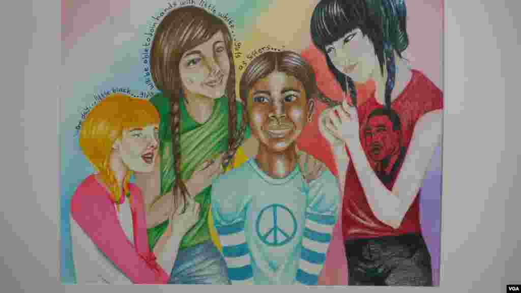 不同族裔和谐相处的梦想（美国之音国符拍摄)