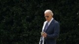 Biden departs the White House in Washington